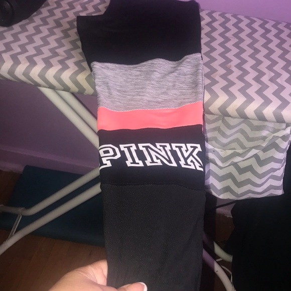 PINK Victoria's Secret Pants - Gorgeous Pink Leggings. New!!!